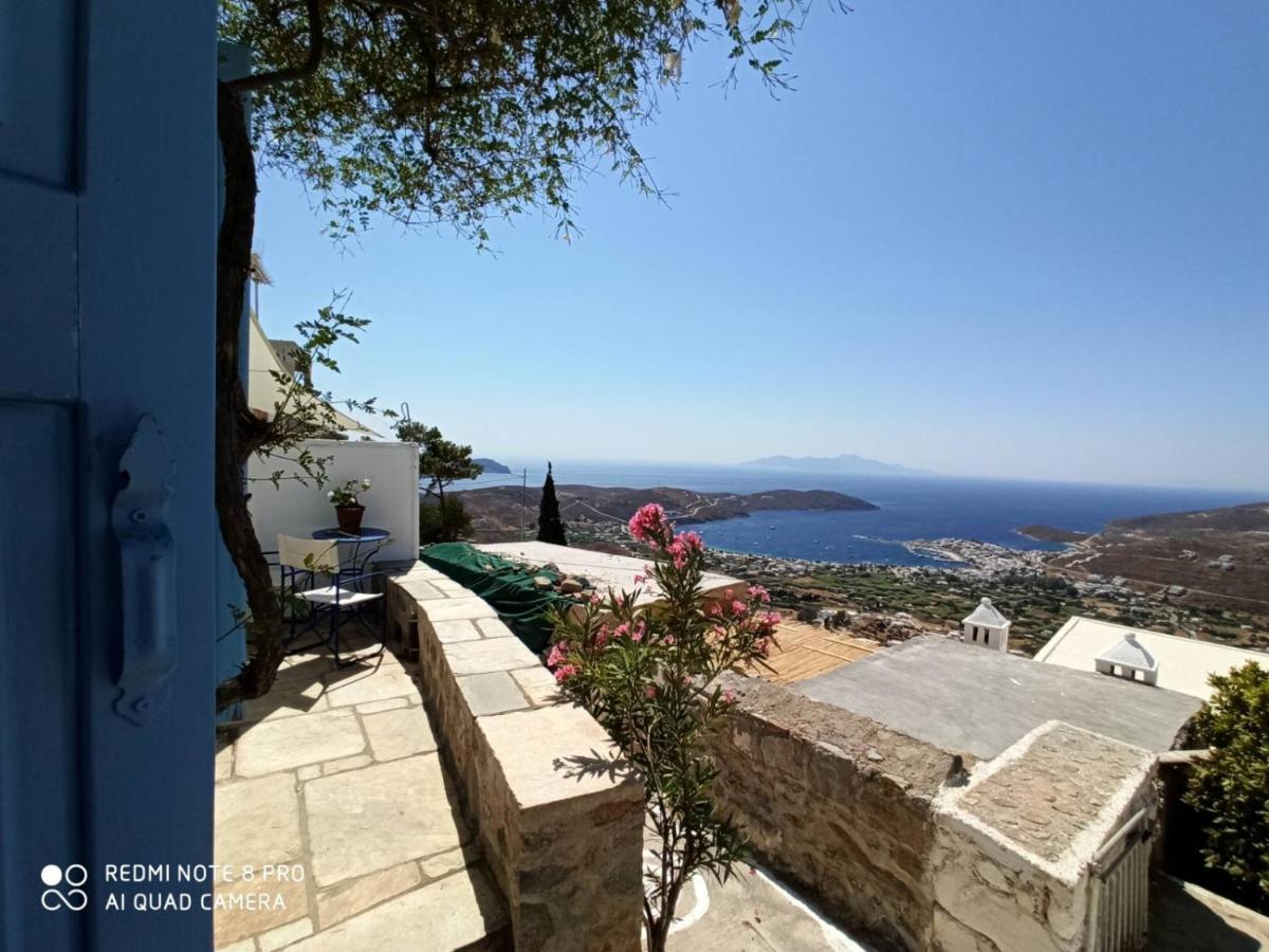 Serifos Town Traditional Stone House With Breathtaking View 빌라 외부 사진