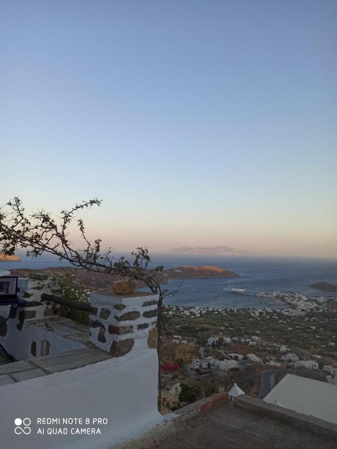 Serifos Town Traditional Stone House With Breathtaking View 빌라 외부 사진