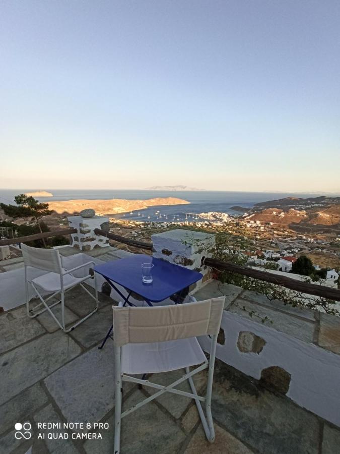 Serifos Town Traditional Stone House With Breathtaking View 빌라 외부 사진