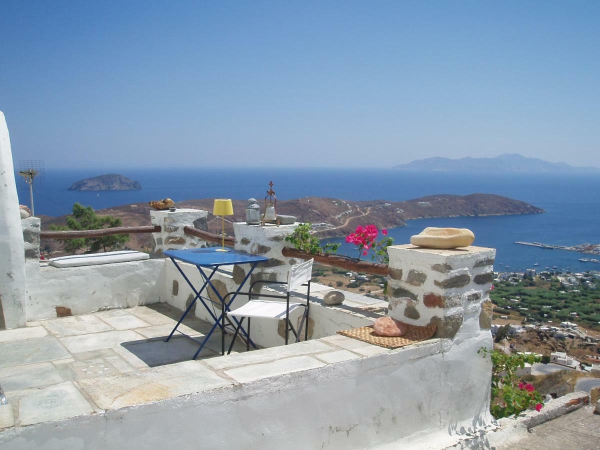 Serifos Town Traditional Stone House With Breathtaking View 빌라 외부 사진