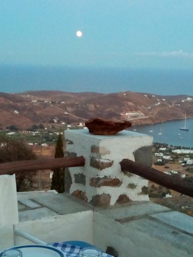 Serifos Town Traditional Stone House With Breathtaking View 빌라 외부 사진