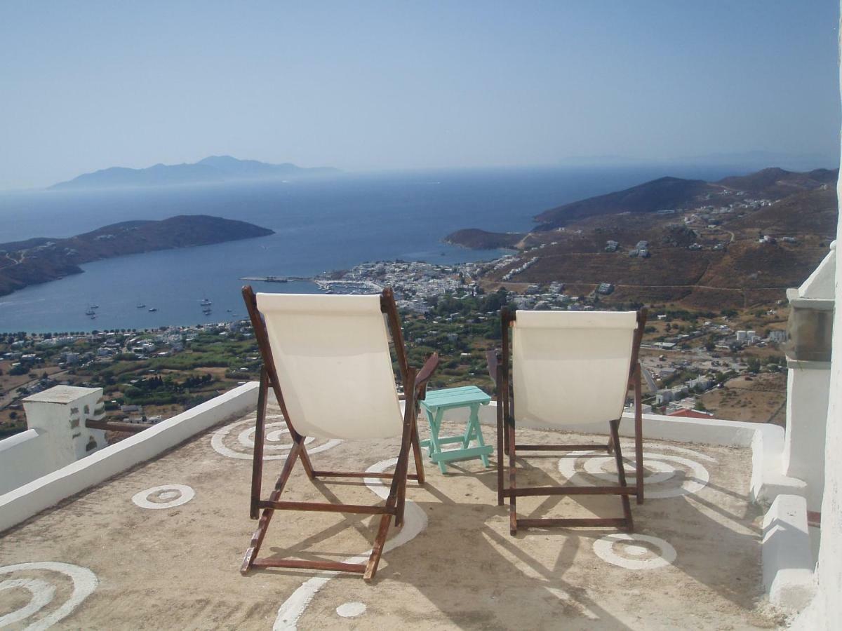 Serifos Town Traditional Stone House With Breathtaking View 빌라 외부 사진